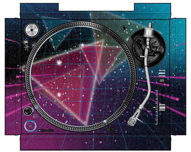 Pioneer DJ PLX 1000 Skin 80s Synth